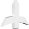 Ekena Millwork Bellingham Architectural Grade PVC Gable Bracket, 36"W x 24"H x 4"D x 6"F, 16/12 Pitch GBP036X24X0406BEL00 - alternate 1